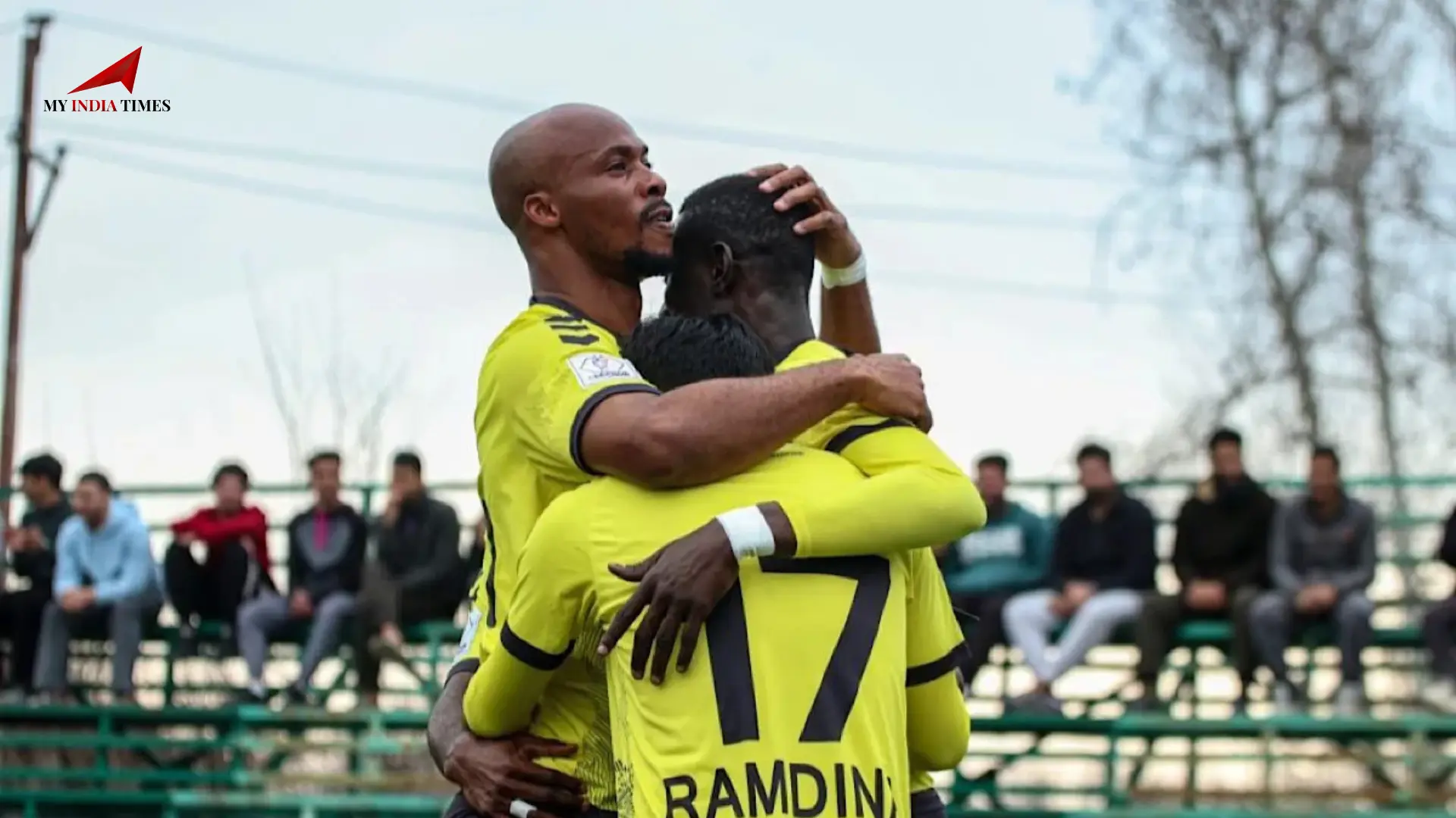 Real Kashmir FC Keeps Title Hopes Alive with a Thrilling 2-1 Victory Over Aizawl FC