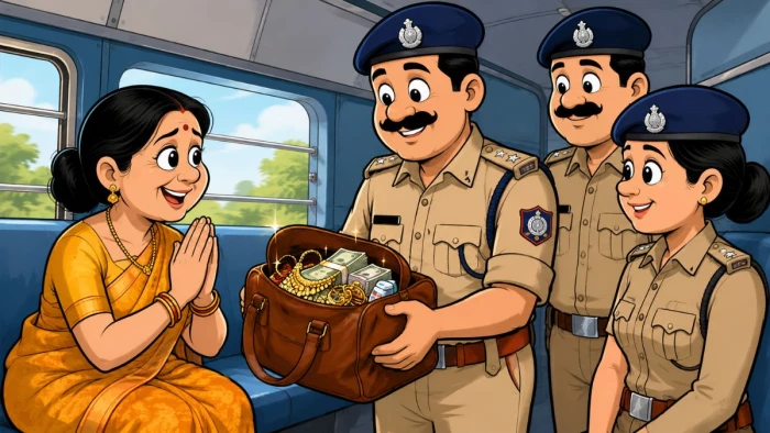 RPF’s Quick Action Saves Bhopal Woman from Losing Valuables Worth Nearly ₹8 Lakh on Mahakaushal Express