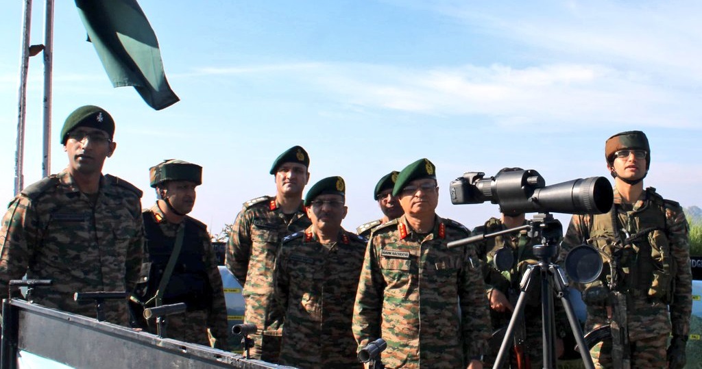 Army Officer Reviews Operational Preparedness in J