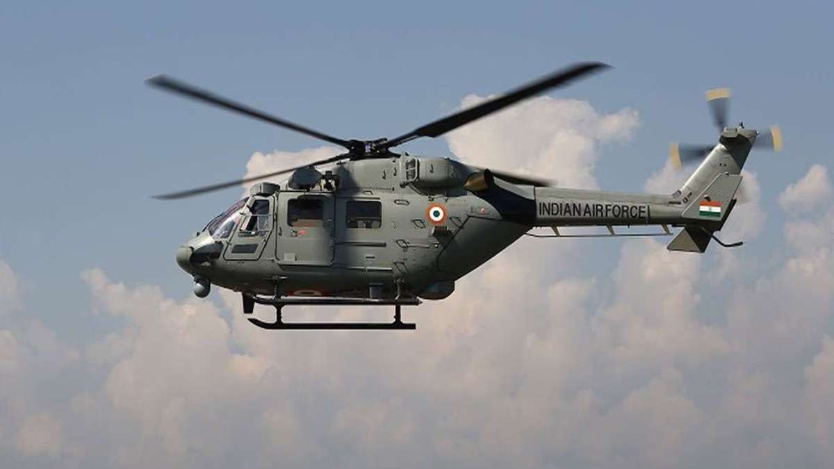 Indian Air Force Helicopter Makes Emergency Landin