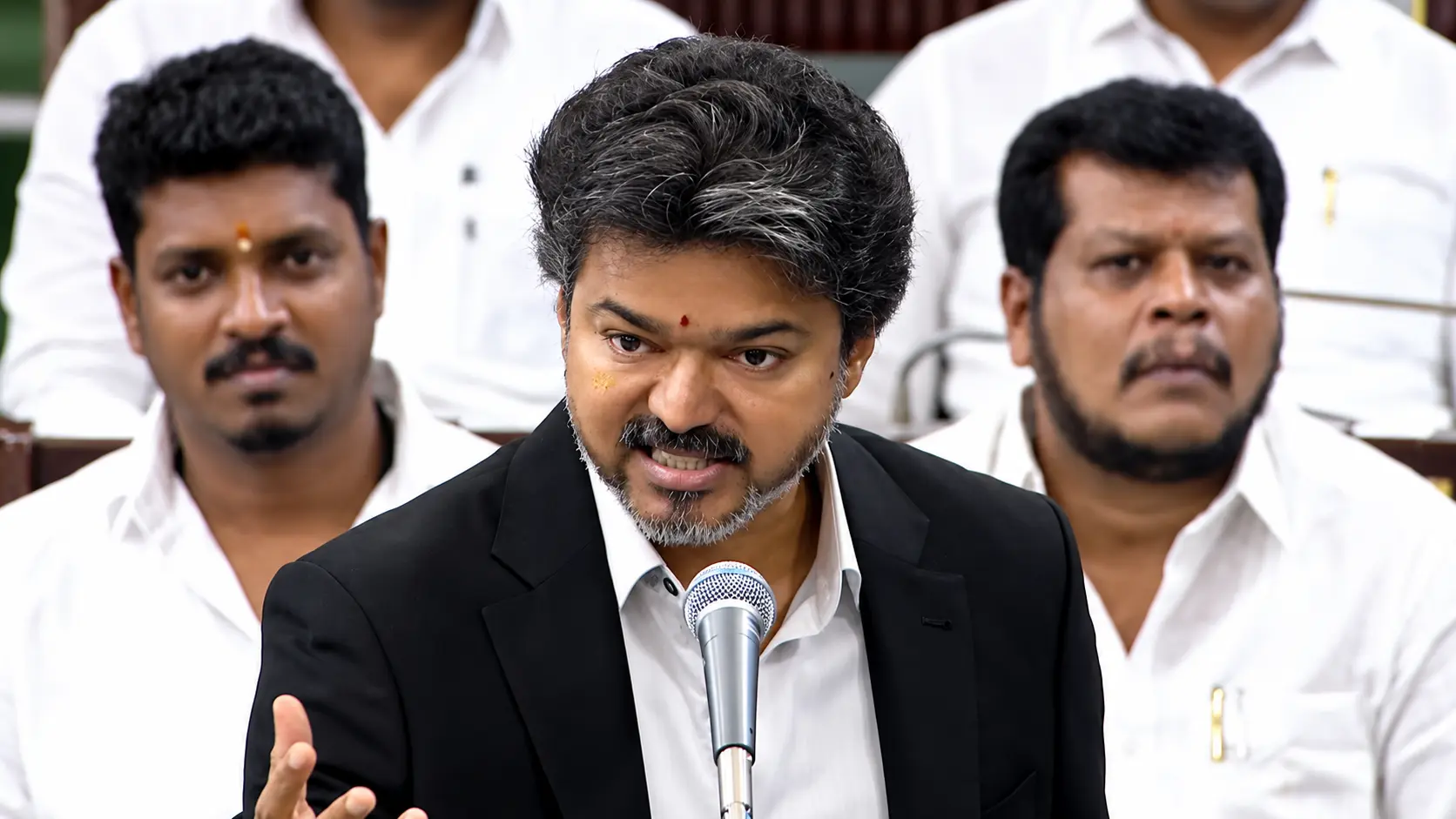 Tumultuous scenes in Tamil Nadu Assembly as CM Vijay attacks DMK invoking Sarkaria